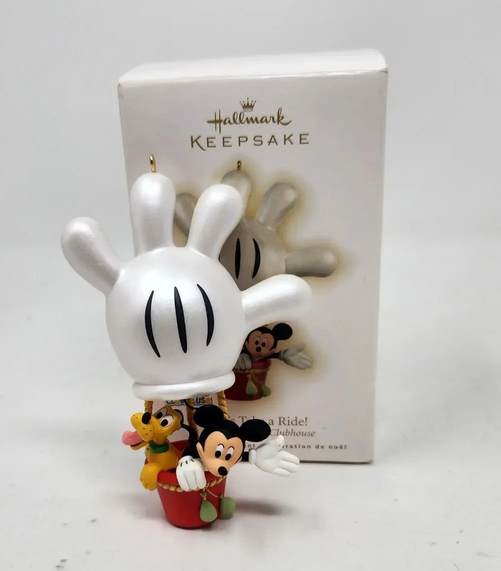 Hallmark 2009 Ornament Disney LET'S TAKE A RIDE Mickey Mouse Clubhouse Balloon